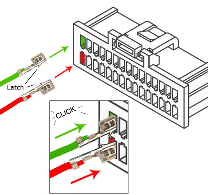 Molex PicoClasp connector arrows