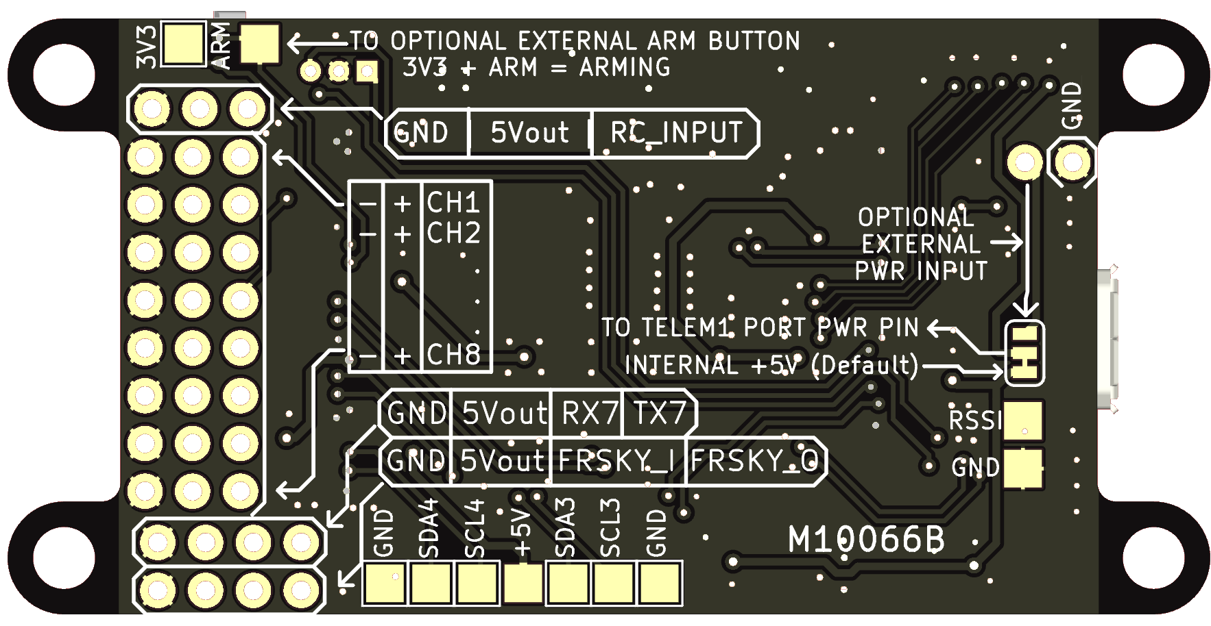 M10066 bottom view diagram