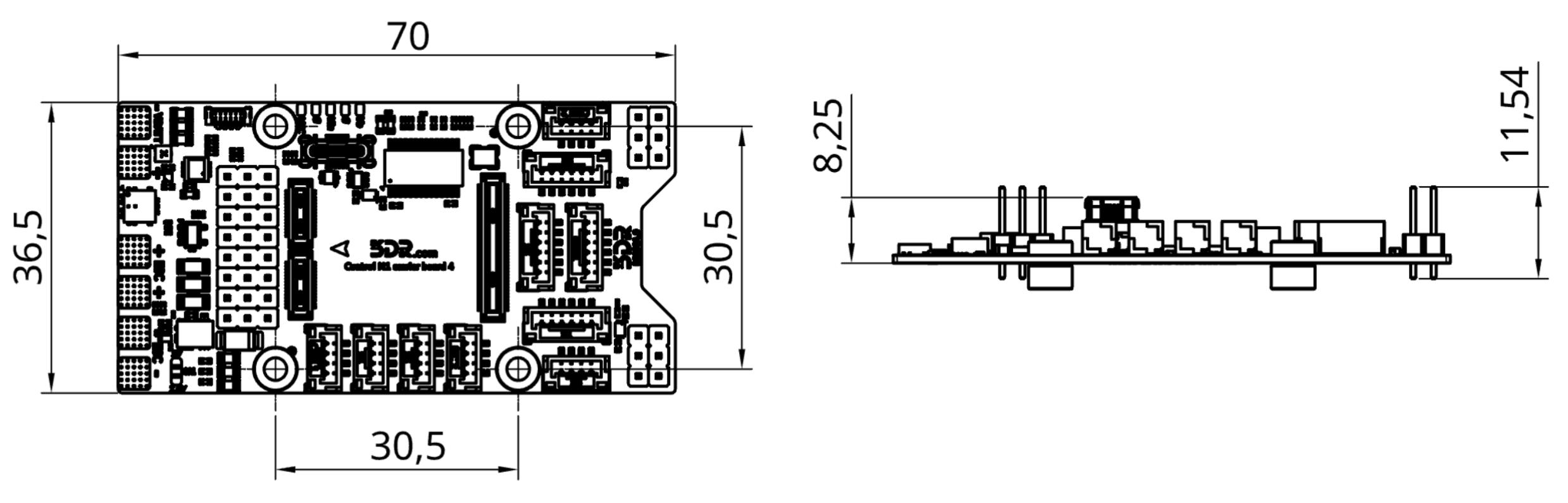 R0033 mechanical drawing