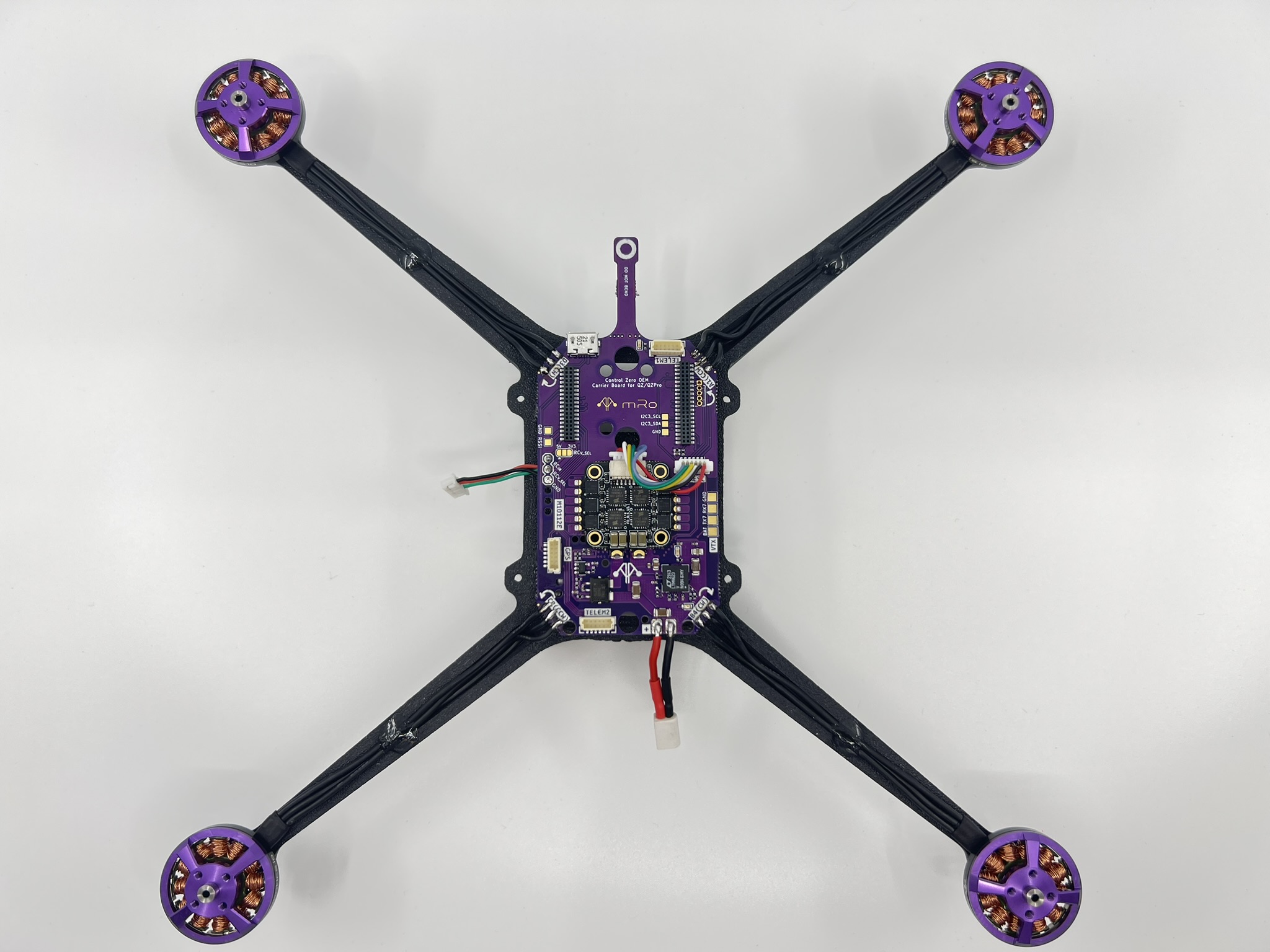 Motor cable management detail