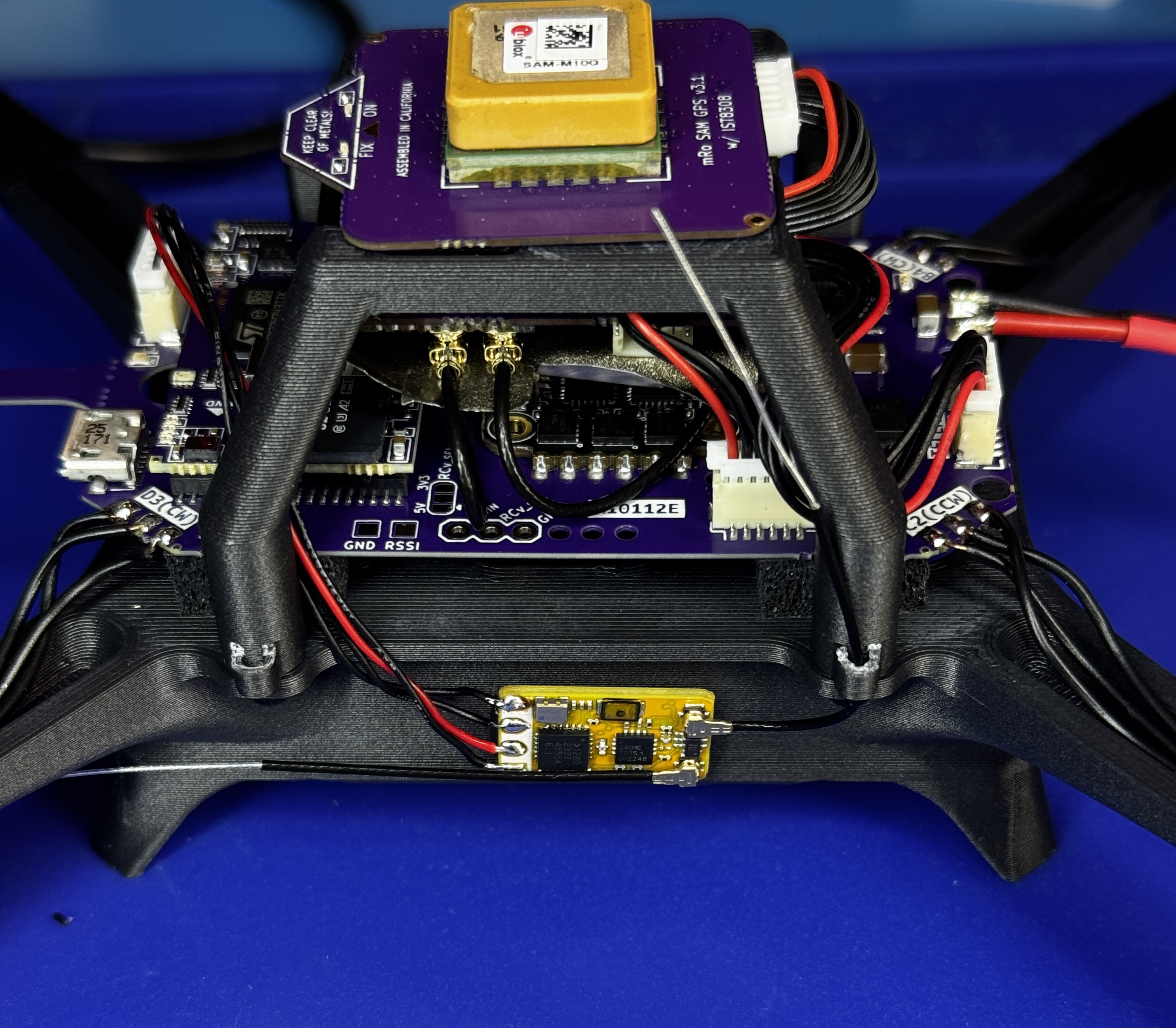 ELRS attached to frame